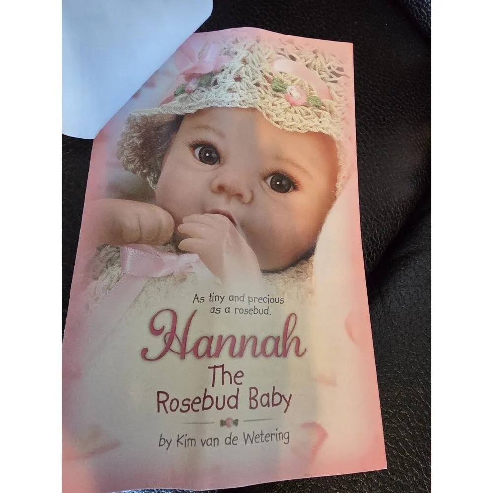 Hannah The Rosebud Baby Doll Danbury Mint Crocheted Outfit Kim Van De Wetering